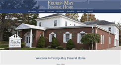 Desktop Screenshot of fruripmayfuneralhome.com