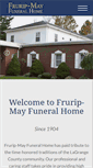 Mobile Screenshot of fruripmayfuneralhome.com